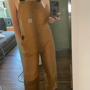 NWOT Carhartt Duck Washed Bib Overall